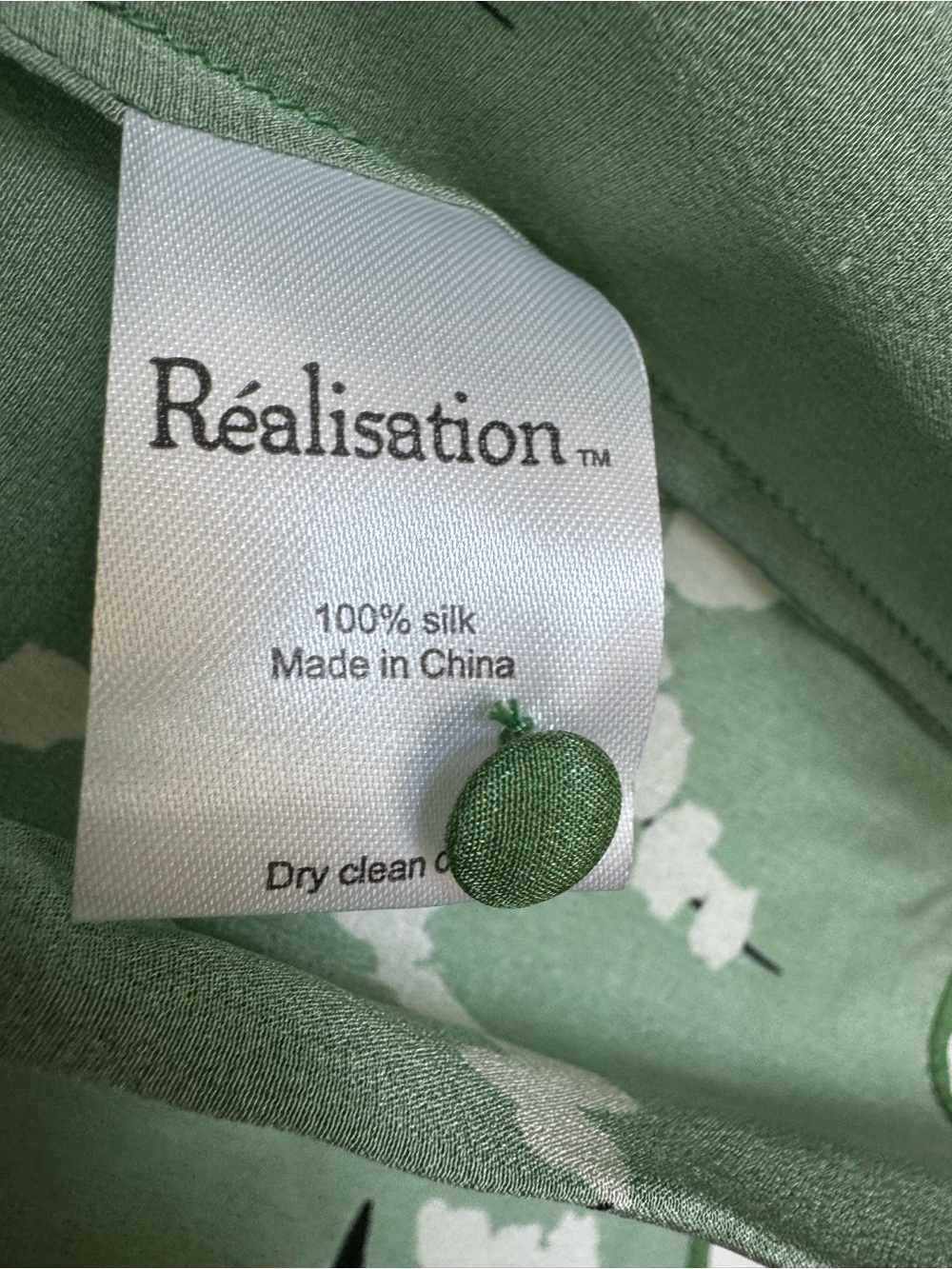Realisation Par The Violette Green Floral Wrap Dress - Picture 8 of 9